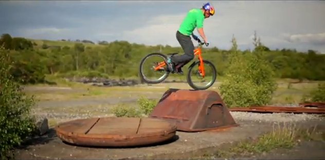 Danny Macaskill on the bike