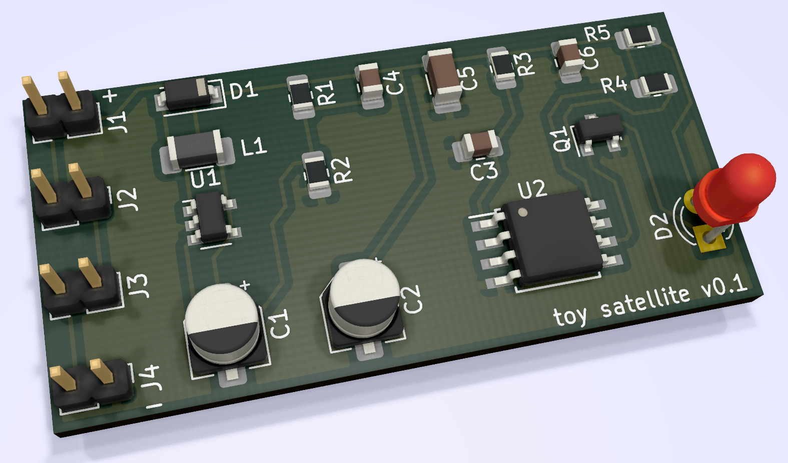 board 2D visualization