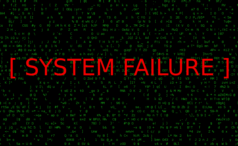 system failure