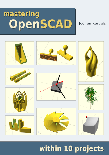 mastering OpenSCAD - book cover