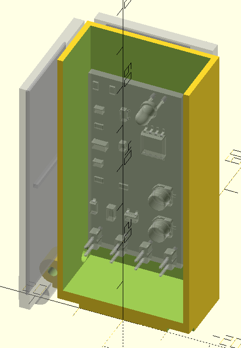 preview of enclosure with board inside